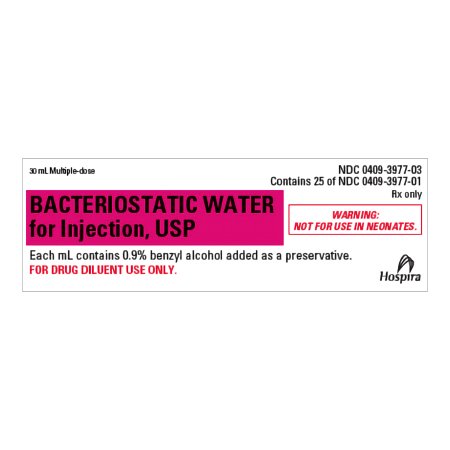 BAC Bacteriostatic Water 30mL